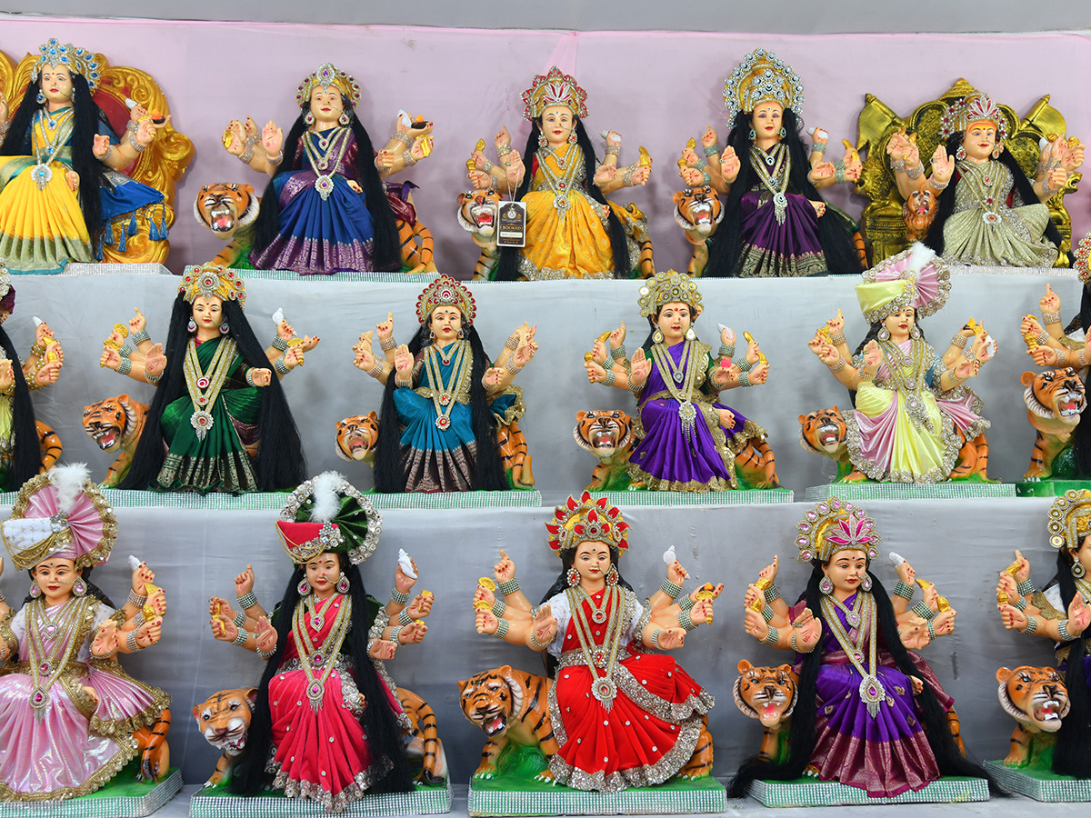 Dussehra 2026 : Durga Mata idols In Hyderabad3