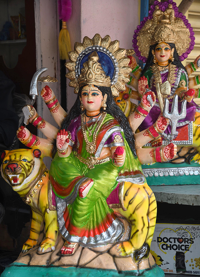 Dussehra 2026 : Durga Mata idols In Hyderabad7