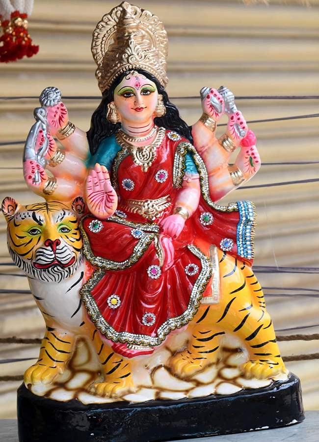 Dussehra 2026 : Durga Mata idols In Hyderabad8