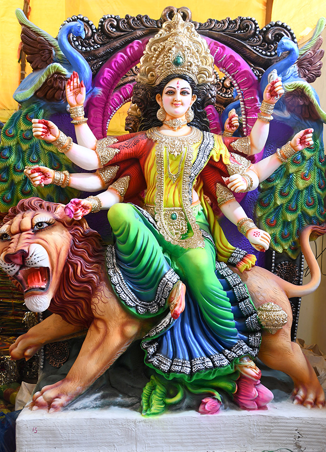 Dussehra 2026 : Durga Mata idols In Hyderabad9