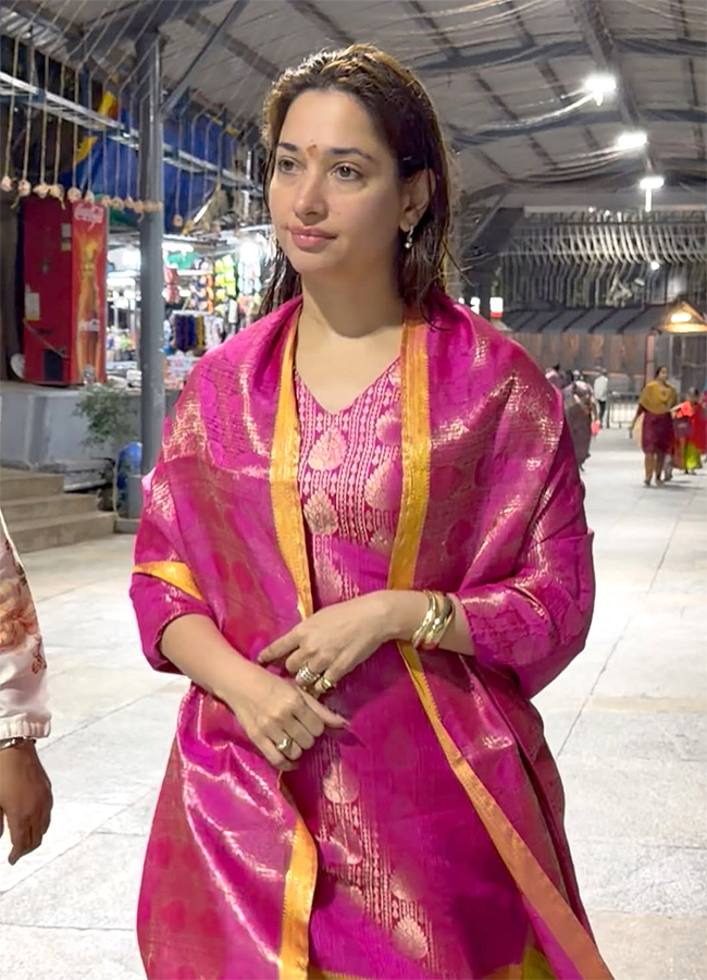 Actress Tamannaah visits Lord Venkateswara at Tirumala10