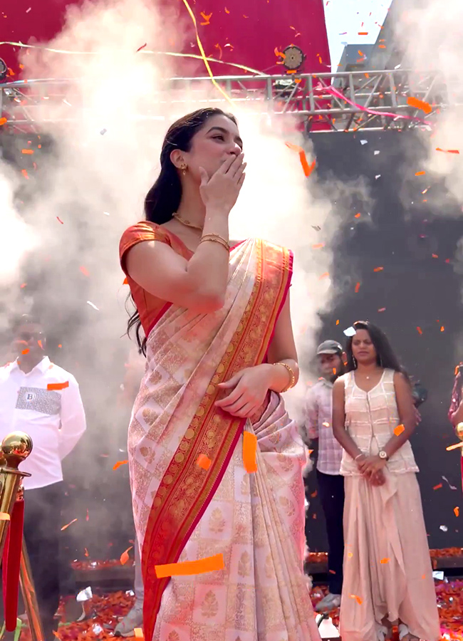Actress Bhagyashri Borse Grand opening of GV Mall in Uppal10