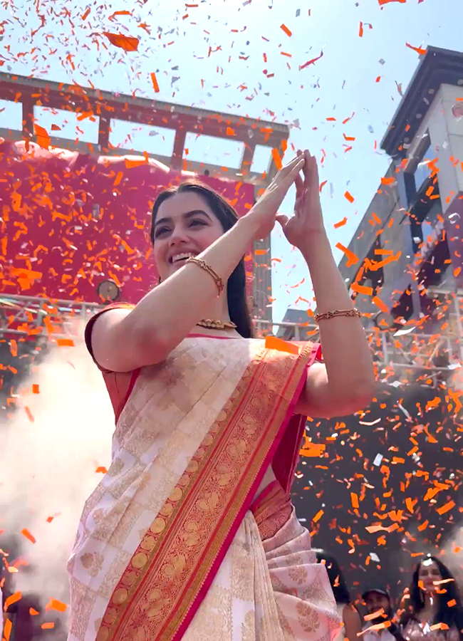 Actress Bhagyashri Borse Grand opening of GV Mall in Uppal14