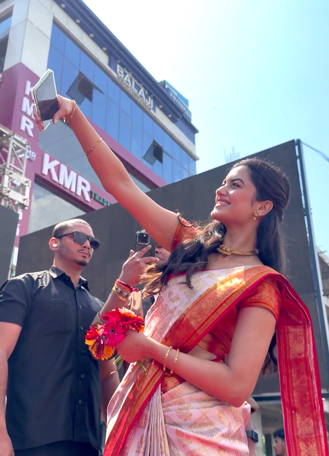 Actress Bhagyashri Borse Grand opening of GV Mall in Uppal19