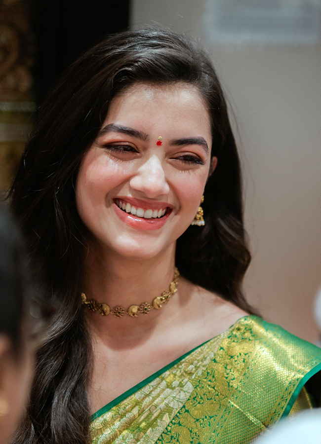 Actress Bhagyashri Borse created a buzz in Nirmal Telangana14