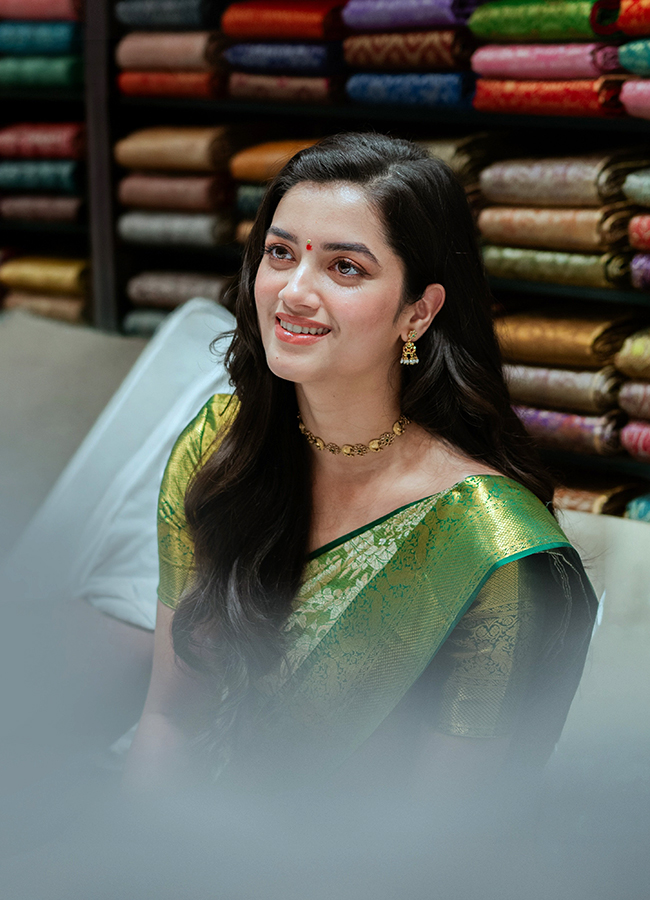Actress Bhagyashri Borse created a buzz in Nirmal Telangana15