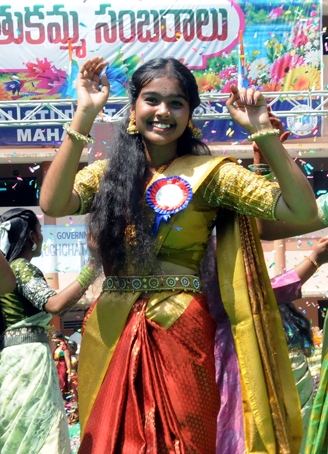 Bathukamma 2026 Celebrations NTR Government Degree College for Women Mahbubnagar18