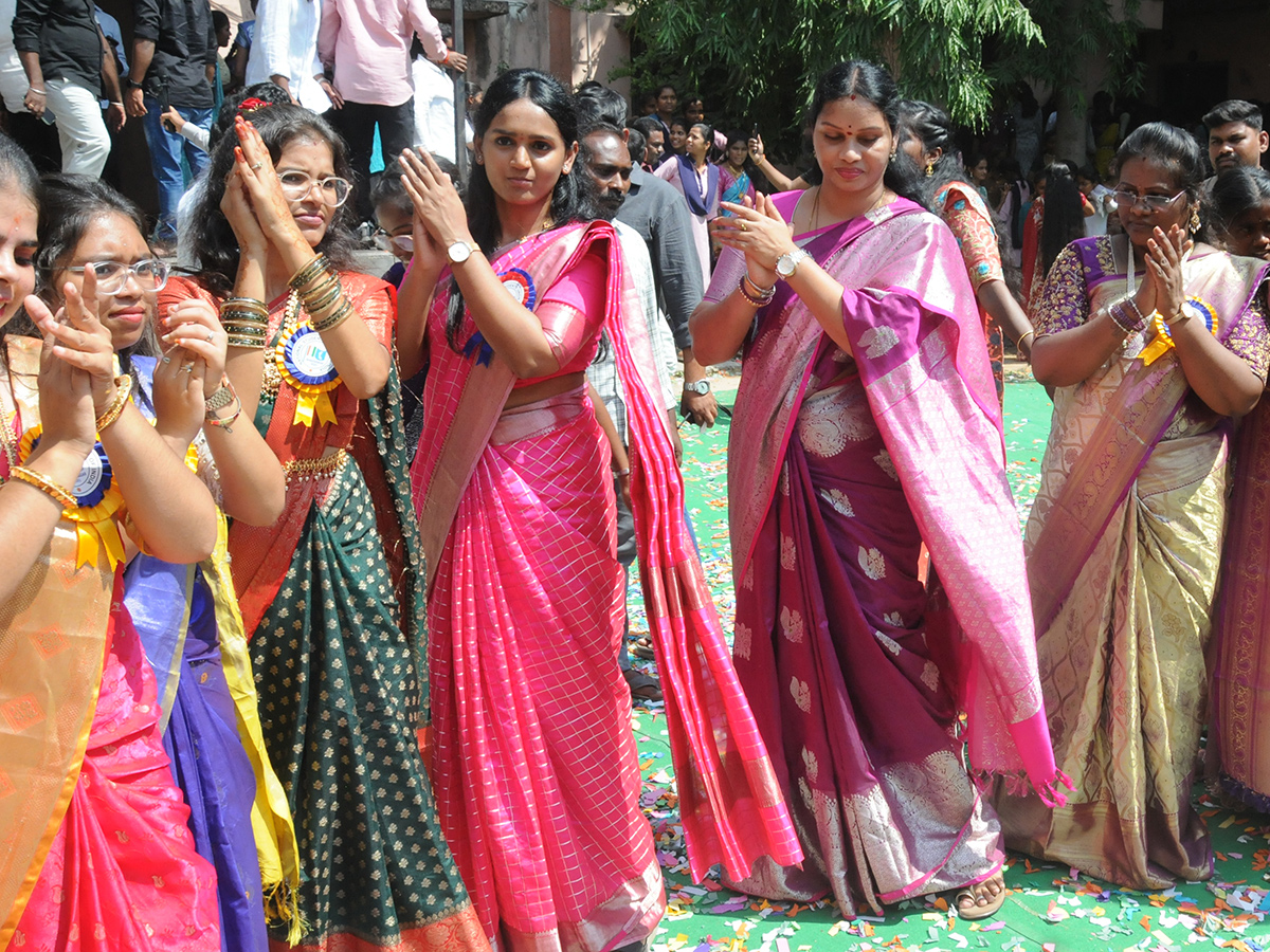 Bathukamma 2026 Celebrations NTR Government Degree College for Women Mahbubnagar3