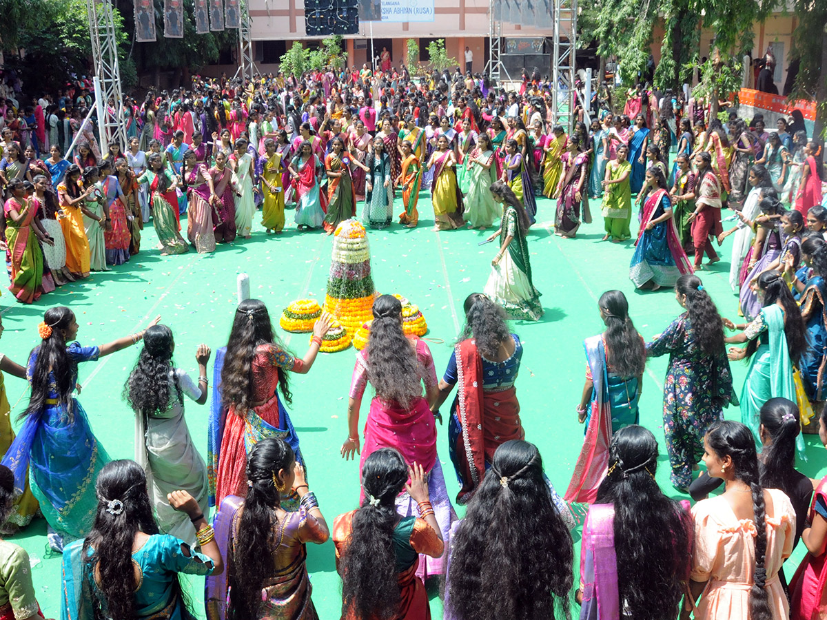 Bathukamma 2026 Celebrations NTR Government Degree College for Women Mahbubnagar31