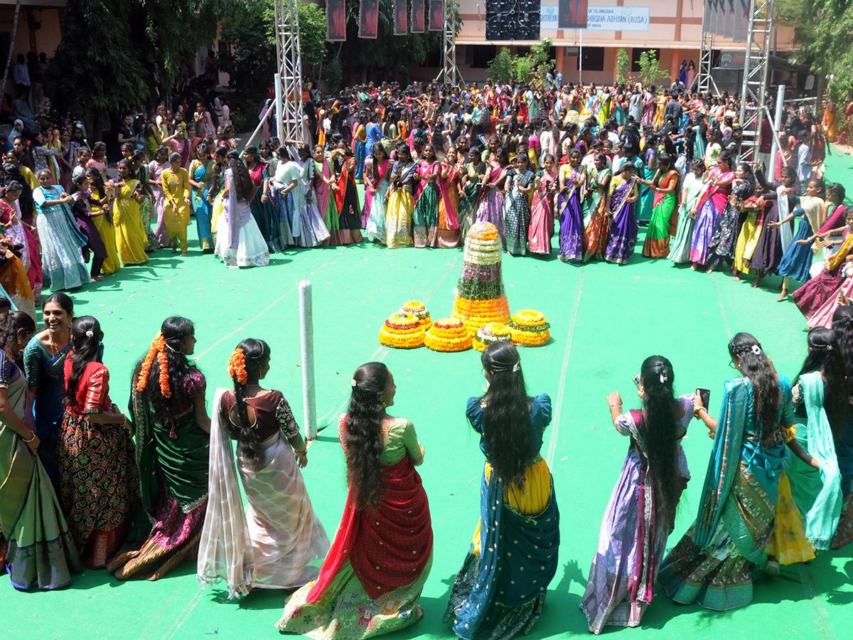 Bathukamma 2026 Celebrations NTR Government Degree College for Women Mahbubnagar33
