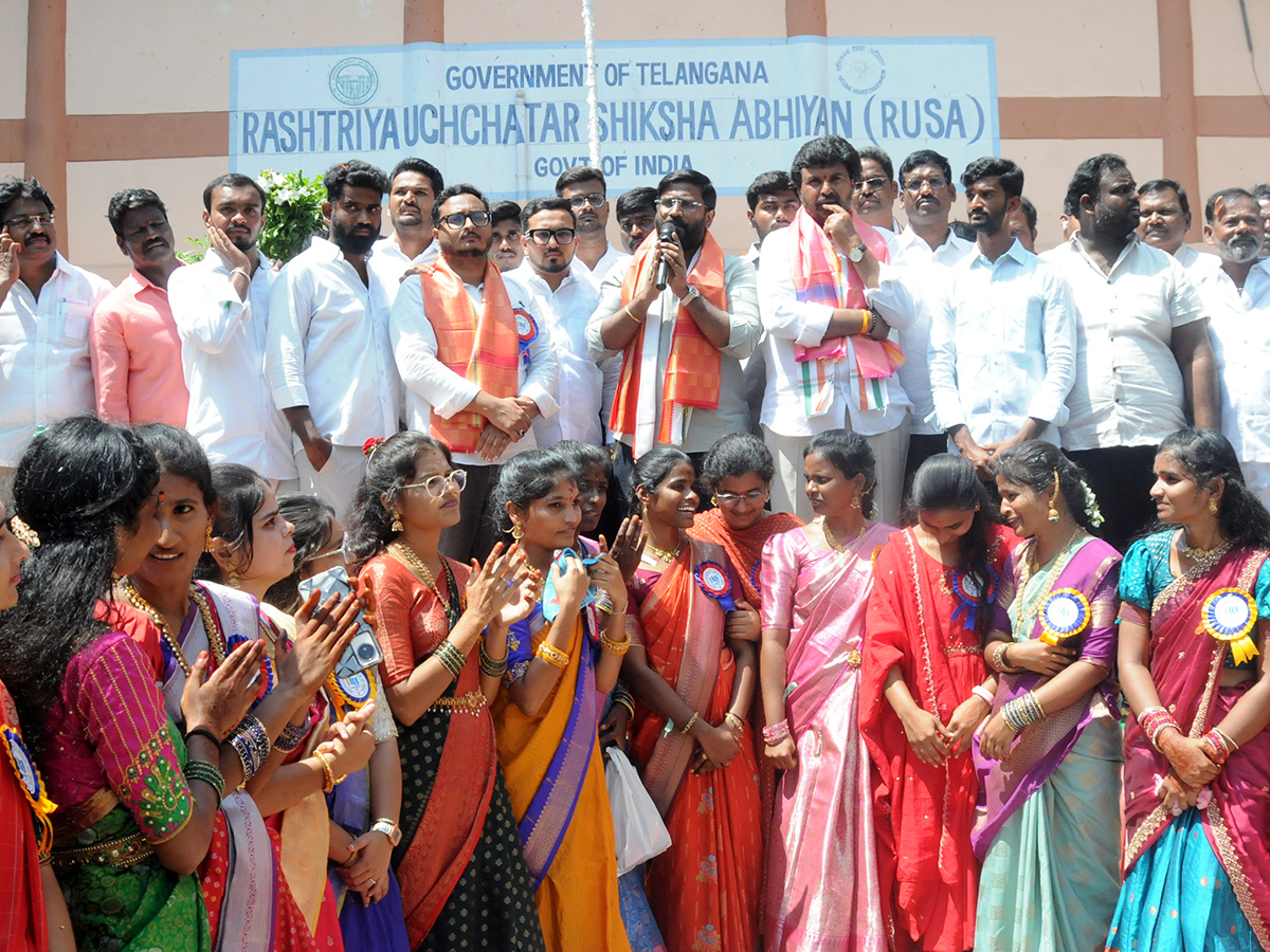 Bathukamma 2026 Celebrations NTR Government Degree College for Women Mahbubnagar4