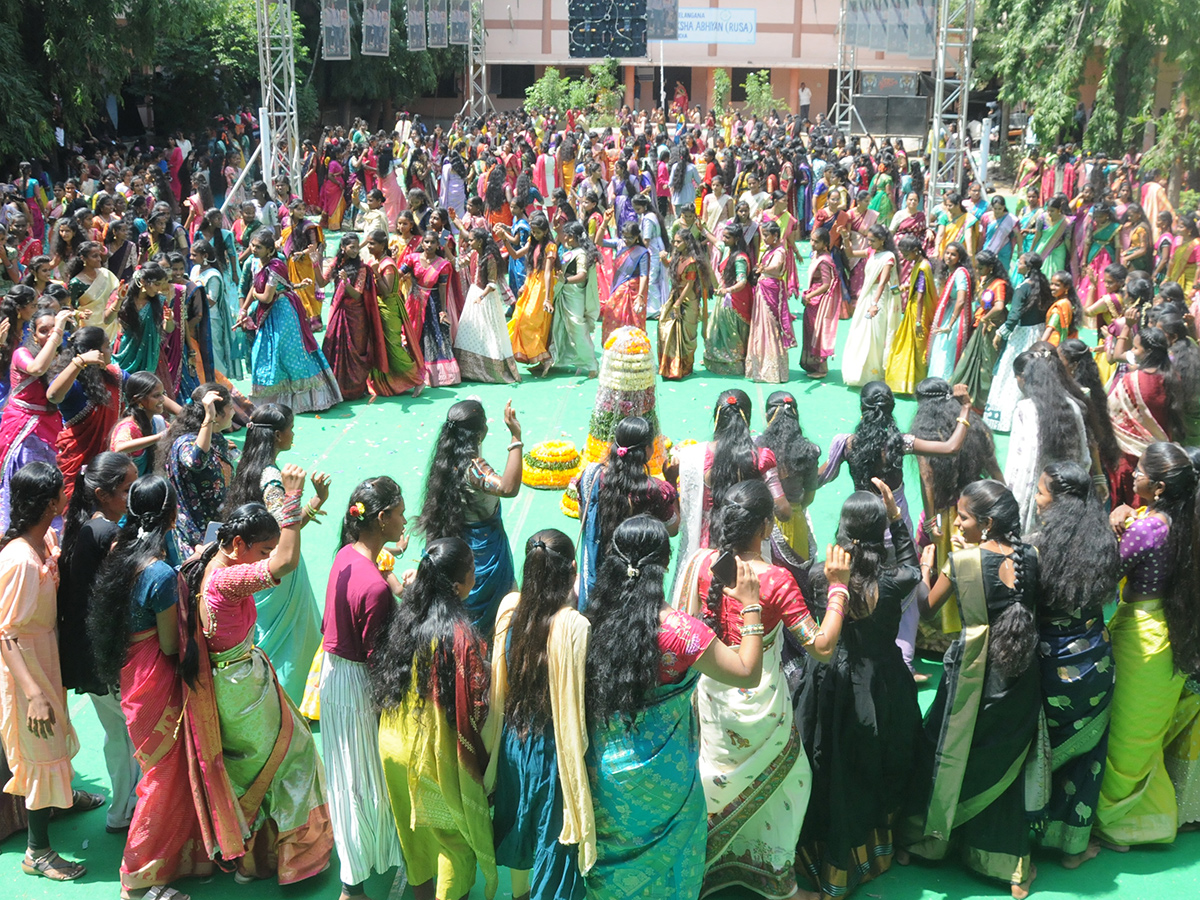 Bathukamma 2026 Celebrations NTR Government Degree College for Women Mahbubnagar7