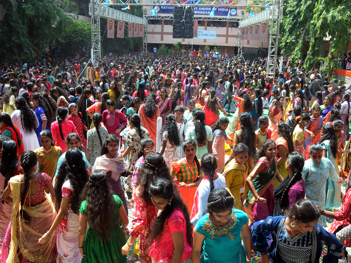 Bathukamma 2026 Celebrations NTR Government Degree College for Women Mahbubnagar9
