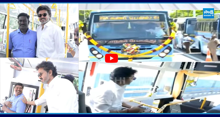 లోకల్ బస్సులో ప్రయాణించిన సీఎం విజయ్