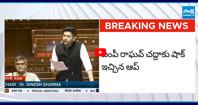 ఎంపీ రాఘవ్ చద్దాకు షాక్ ఇచ్చిన ఆప్