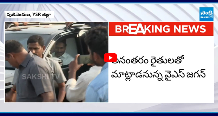 పులివెందుల చేరుకున్న జగన్