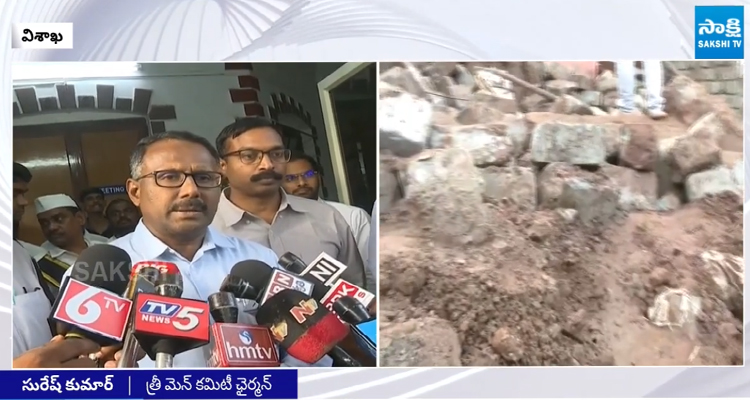 ప్రమాదానికి కారణమైన గోడను నోటి మాటతో కట్టేశారు