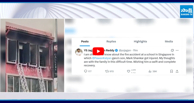 మార్క్ శంకర్ త్వరగా కోలుకోవాలని YS జగన్ ట్వీట్