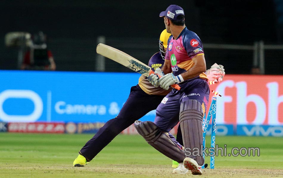 robin uthappa stumps pune in kkrs table topping win