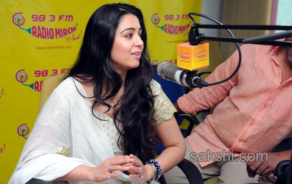 Charmi at Radio Mirchi