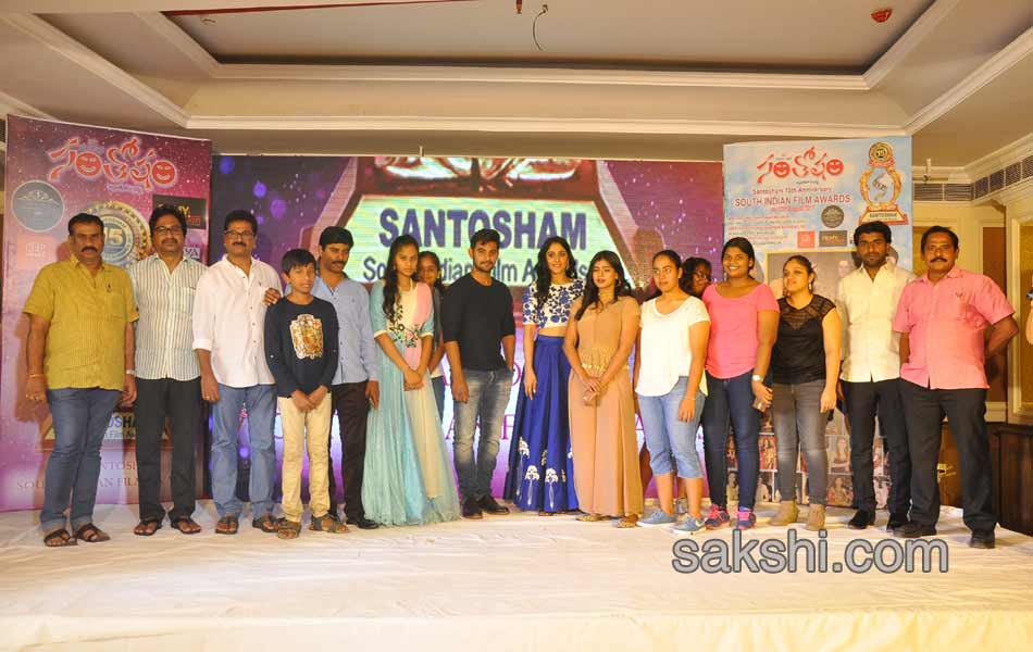 santosham curtain raiser function
