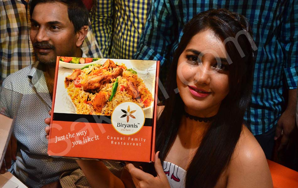 Raashi Khanna launches Biryanis Restaurant