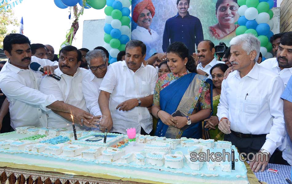 YS Jagan Mohan Reddy birthday celebrations - Sakshi