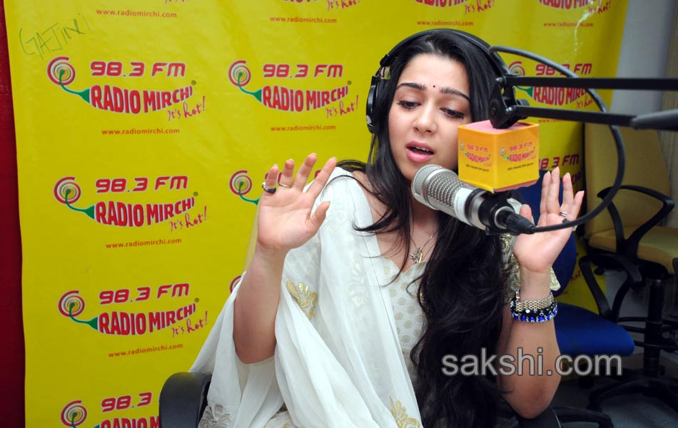 Charmi at Radio Mirchi