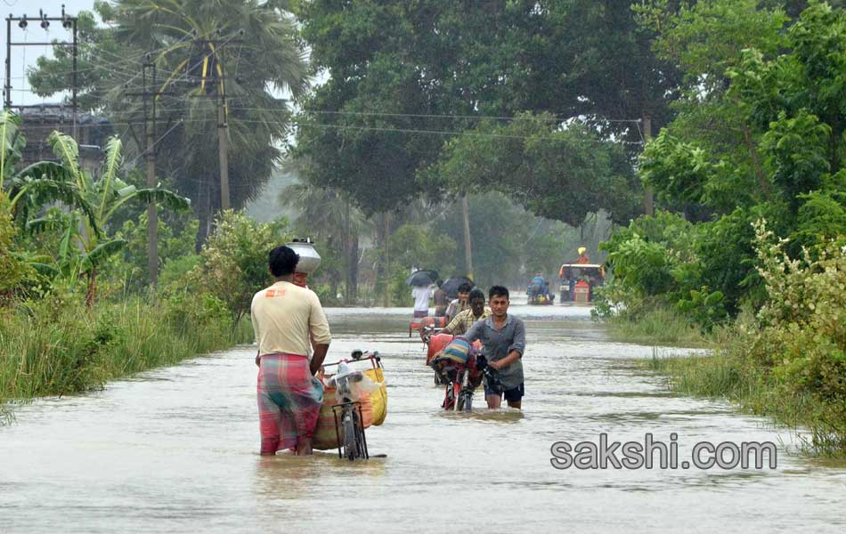 Heavy rains in Imphal