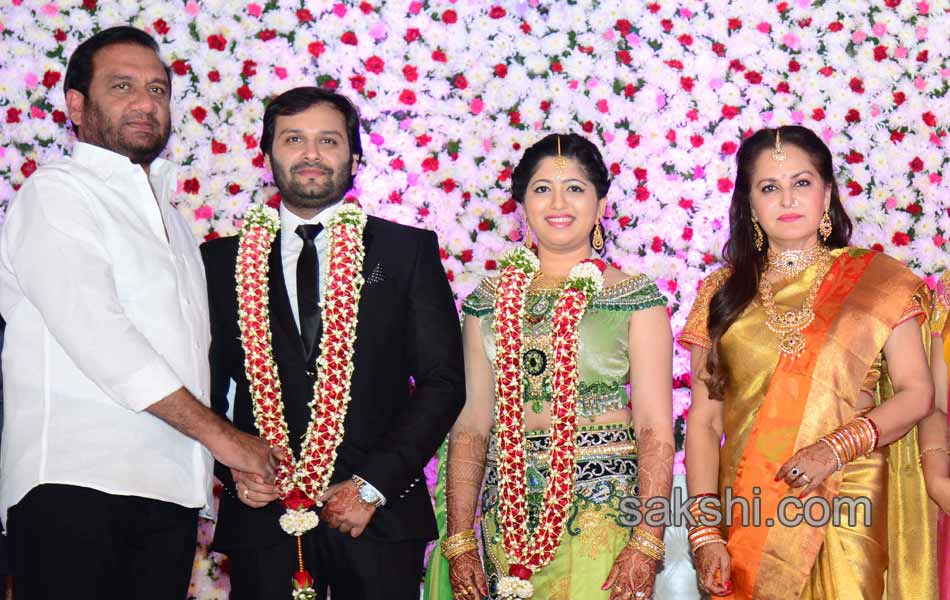 Jaya Prada son wedding party - Sakshi