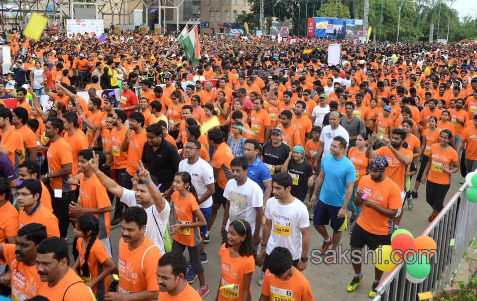 Marthan 5K run at Hyderabad