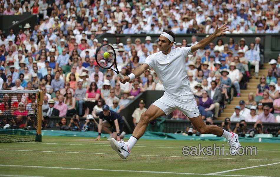 Wimbledon win by Roger Federer