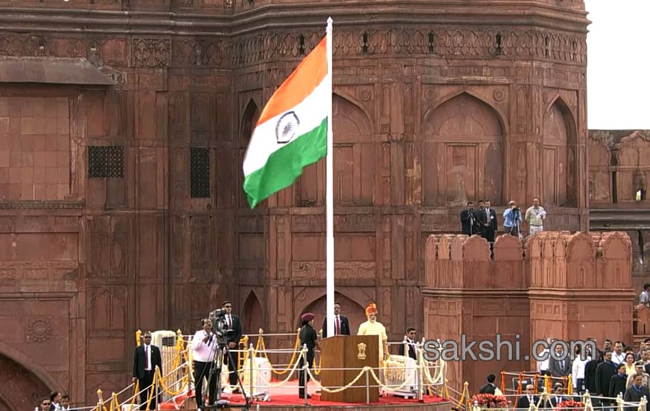 Independence Day celebrations at Red Fort - Sakshi