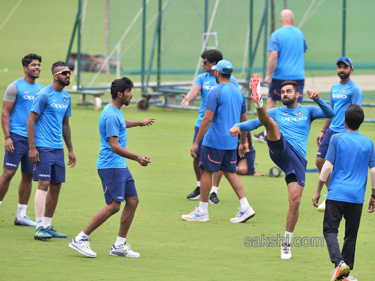 india team practice session in Bangalore