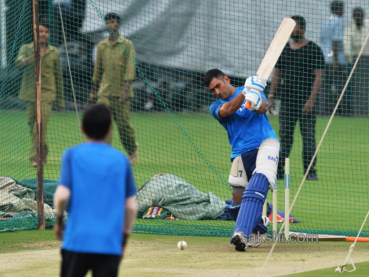india team practice session in Bangalore