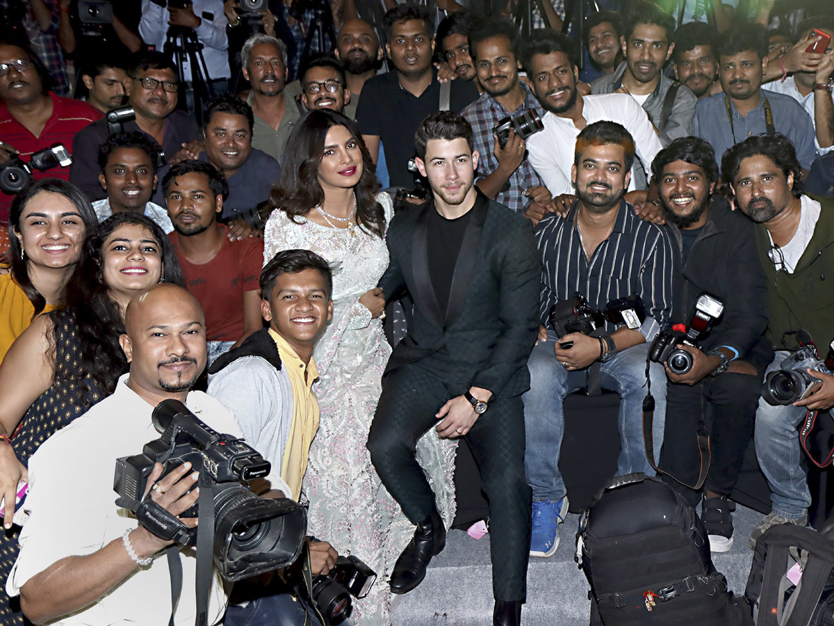 Priyanka Chopra and Nick Jonas wedding reception in Mumbai - Sakshi