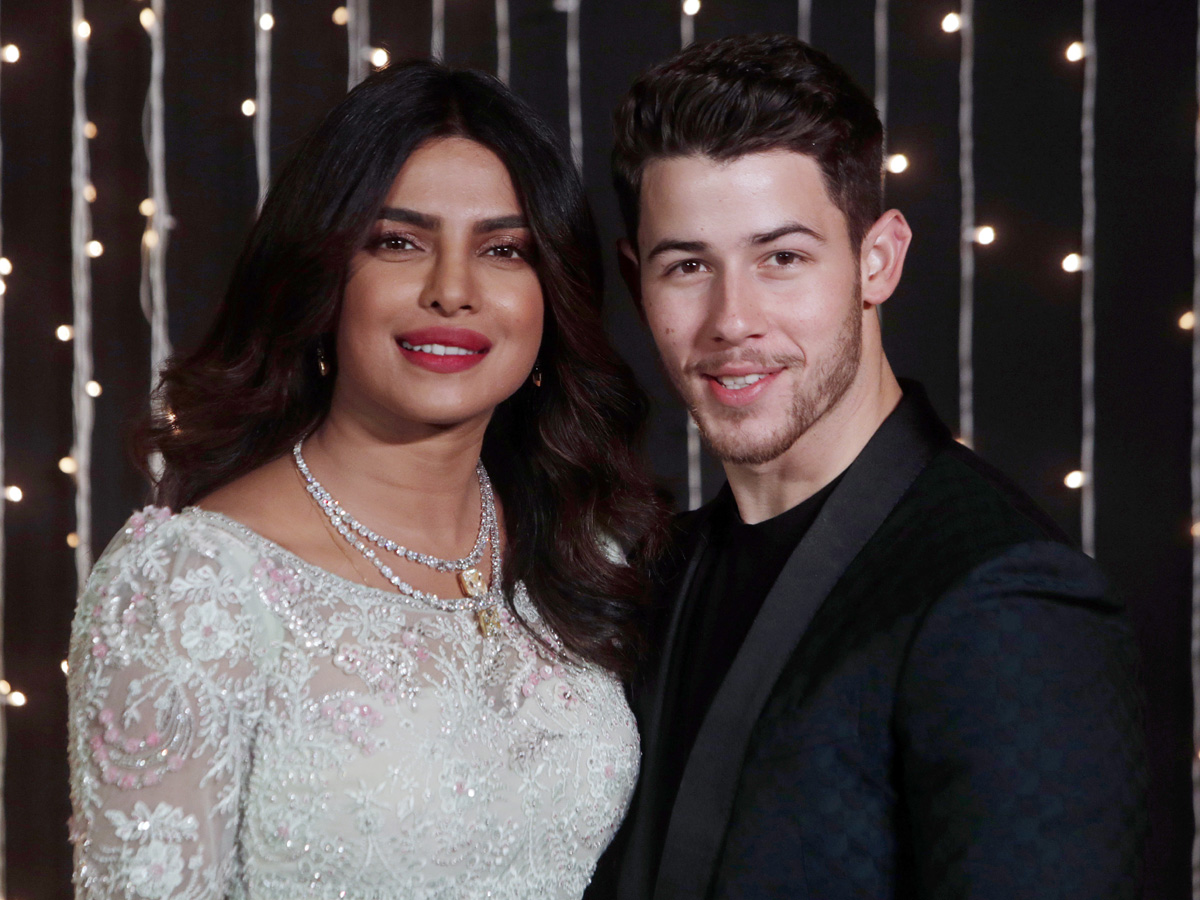 Priyanka Chopra and Nick Jonas wedding reception in Mumbai - Sakshi
