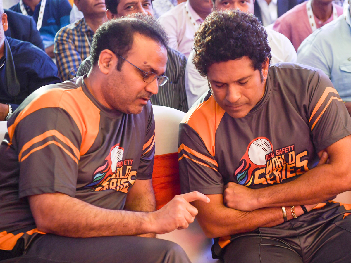  Legendary cricketers promote Road Safety World Series Photo Gallery - Sakshi