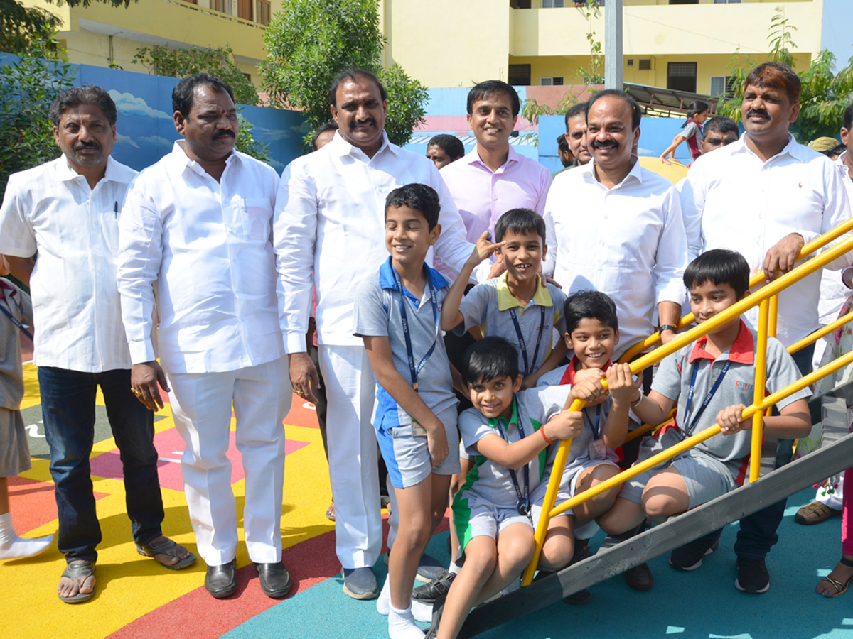 Mayor inaugurates Childrens Park in Gachibowli Photo Gallery - Sakshi