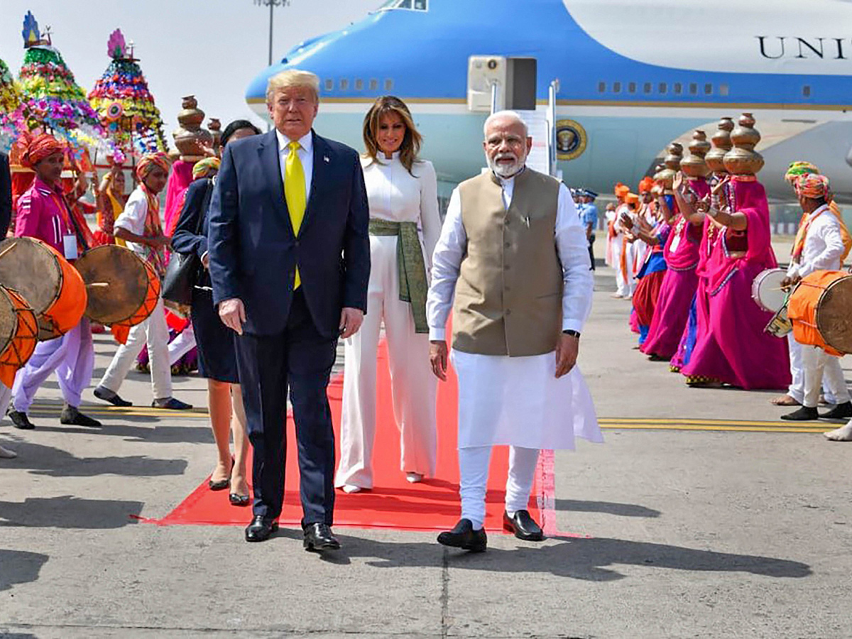 Donald Trump In India Visit - Sakshi