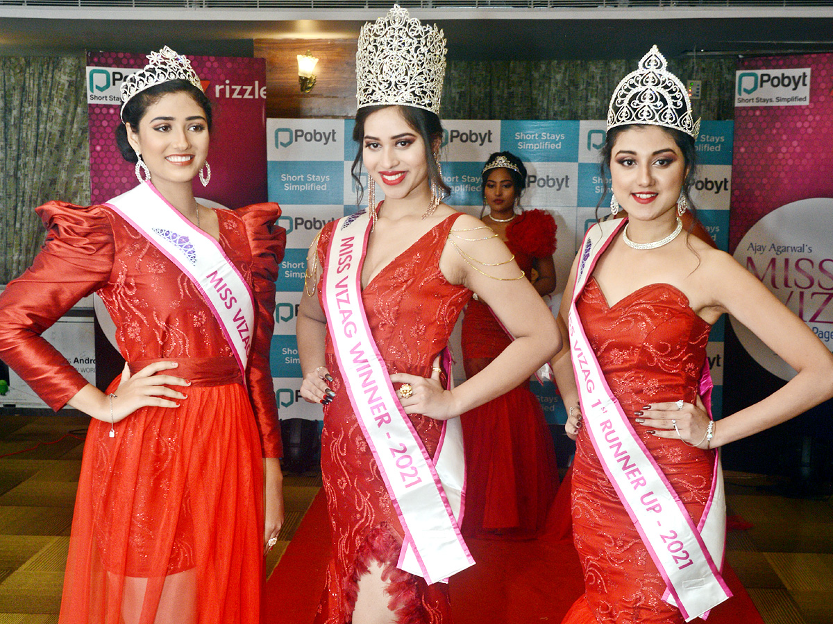 Miss Vizag 2021 Beauty Contest Winner Srujitha - Sakshi