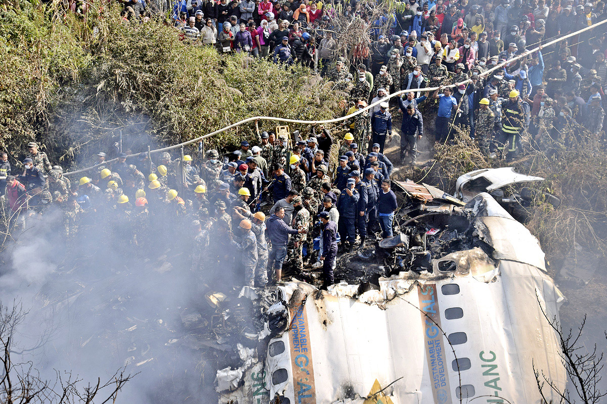 Dozens Killed In Nepal Plane Crash Viral Photos - Sakshi