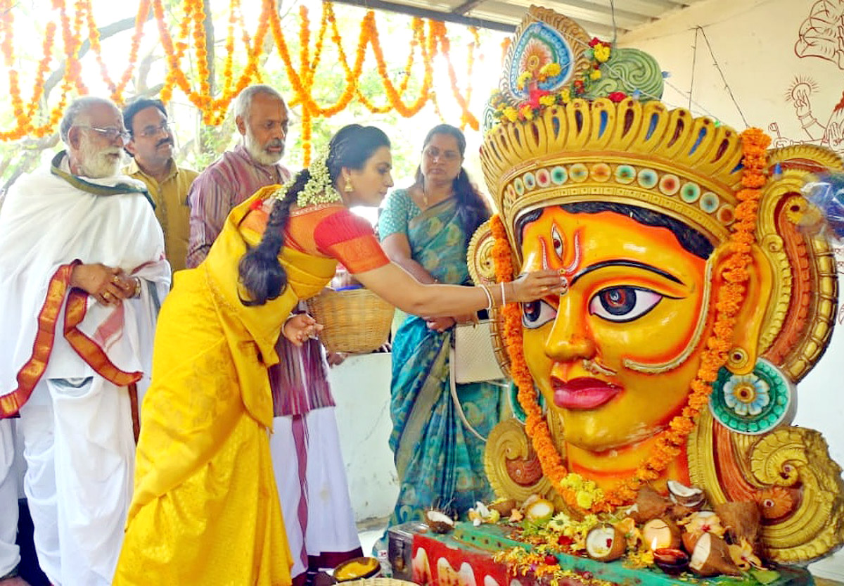 Minister Roja Participated in Sankranti Celebrations  - Sakshi