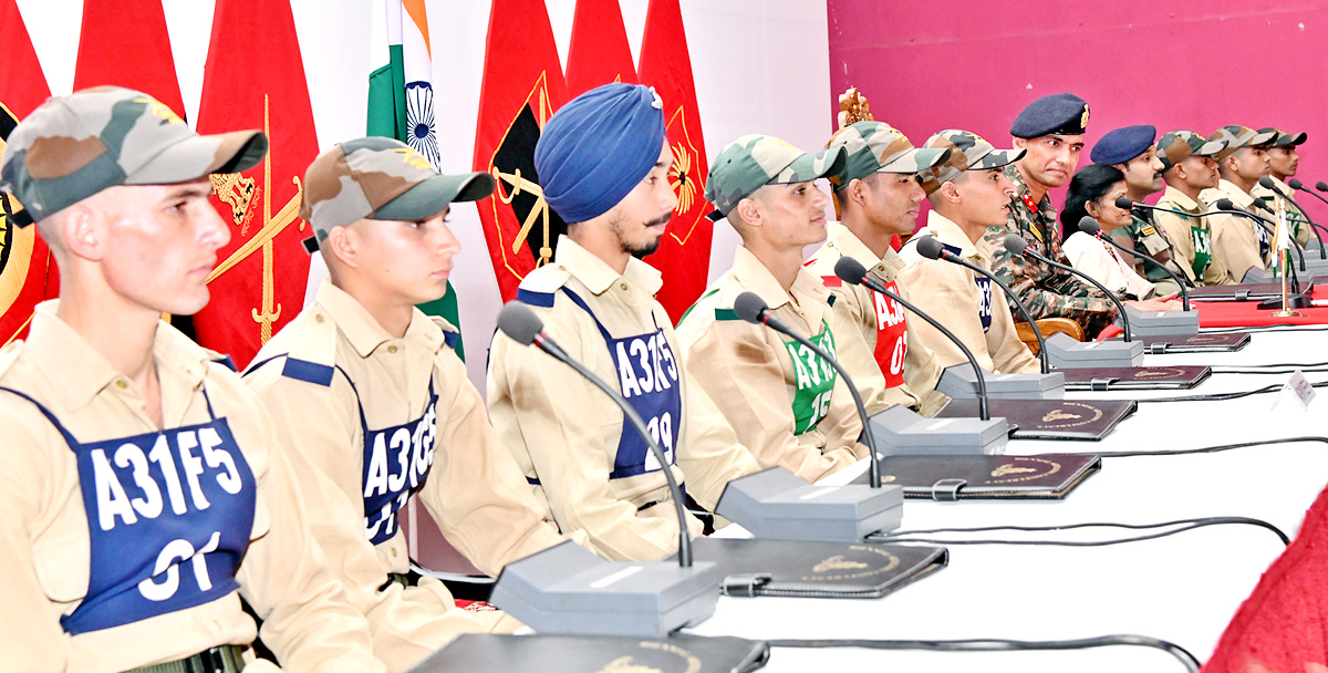 Hyderabad: First batch of Agniveers commence training at Artillery Centre - Sakshi