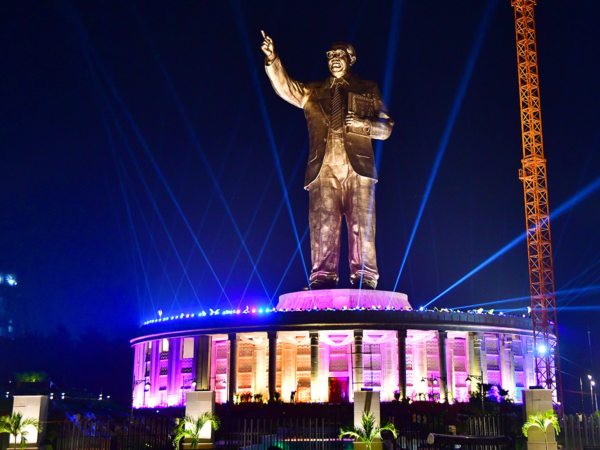125 Feet Dr BR Ambedkar Statue In Hyderabad Pics - Sakshi