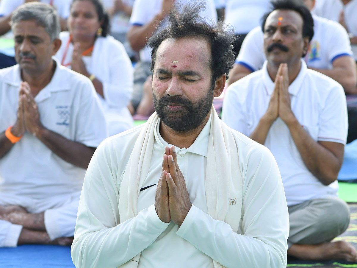 Yoga Mahotsav held at Parade Grounds Photos - Sakshi