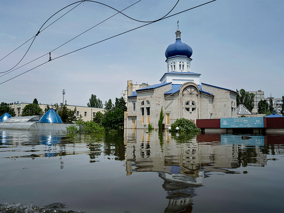 Destruction of the Kakhovka Dam in Ukraine - Sakshi