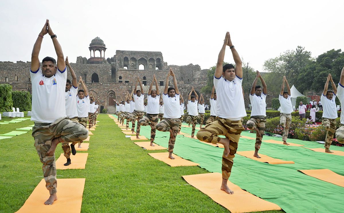 international day of yoga,9th international yoga day - Sakshi