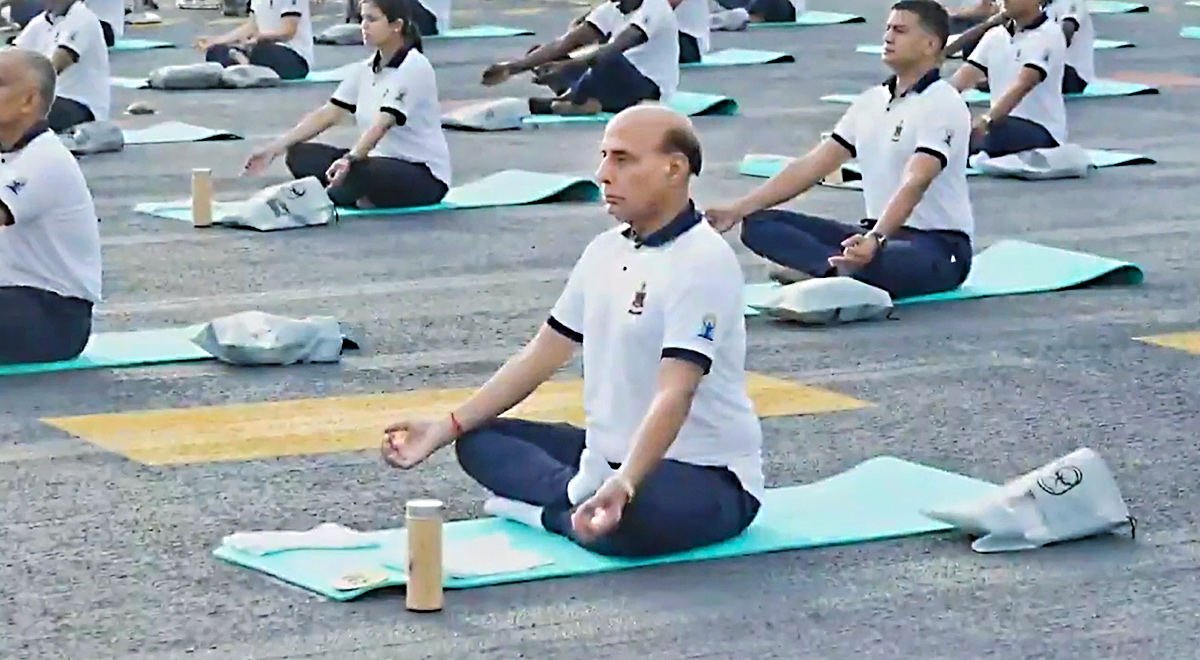 international yoga day 2023 india - Sakshi