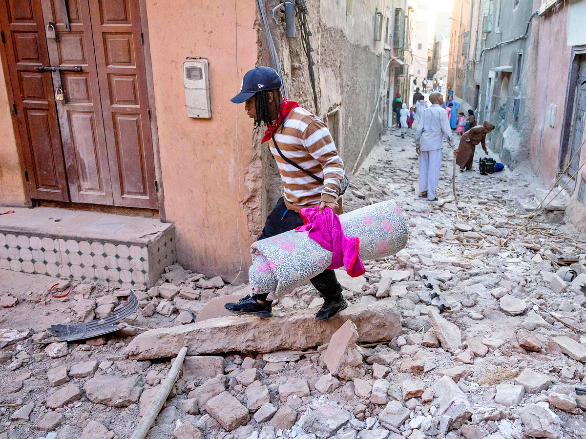 powerful earthquake hits Morocco near Marrakesh PHotos - Sakshi